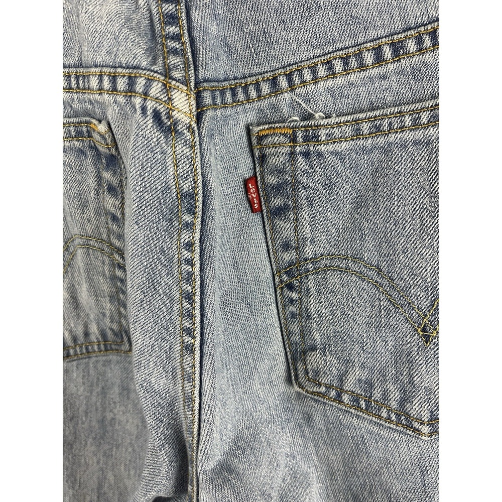 Vintage Levi's 550 Jeans 16 M Relaxed Fit Tapered Leg Light Wash Y2k High Rise - Picture 3 of 7